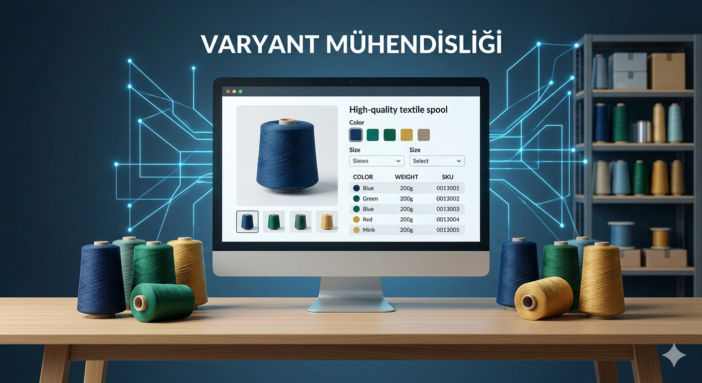 Tekstil E-Ticaretinde Varyant Yönetimi: SKU Karmaşasını Kazanca Dönüştürün